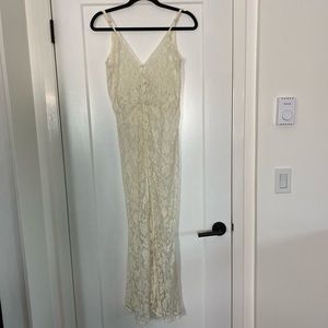 Long lace dress/ swimsuit Coverup